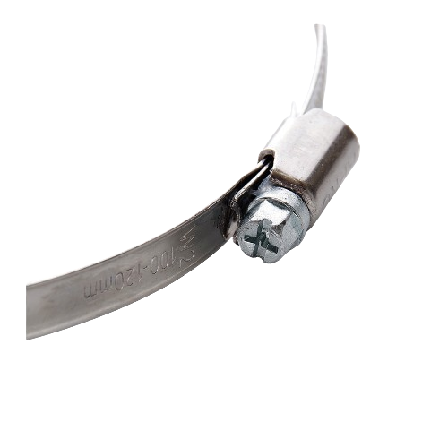 Хомут черв'ячний нержавіюча сталь 80-100мм W2 10 шт/уп APRO Житомир