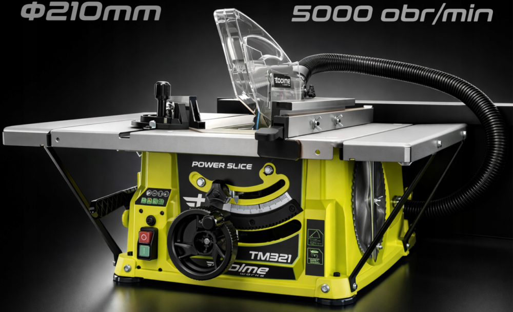 Циркулярна пила настільна 1700Вт Toolme TM321 (Польща) Київ - фото 7