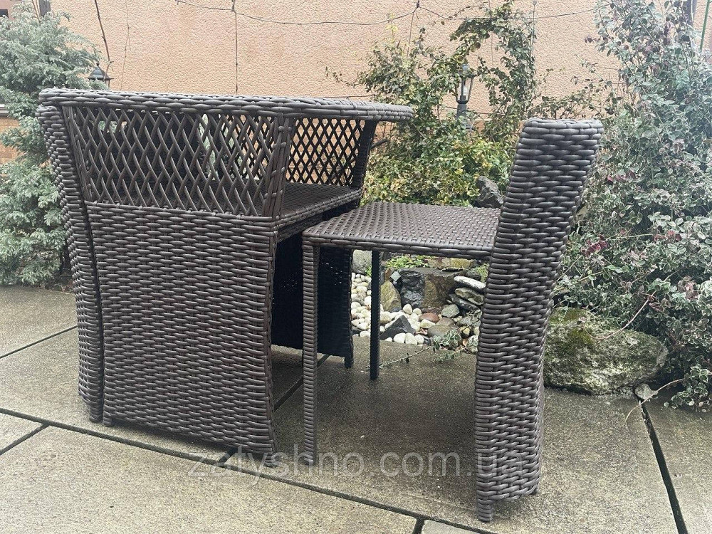 Ротанговая мебель  балконная складная серая Киев - изображение 7