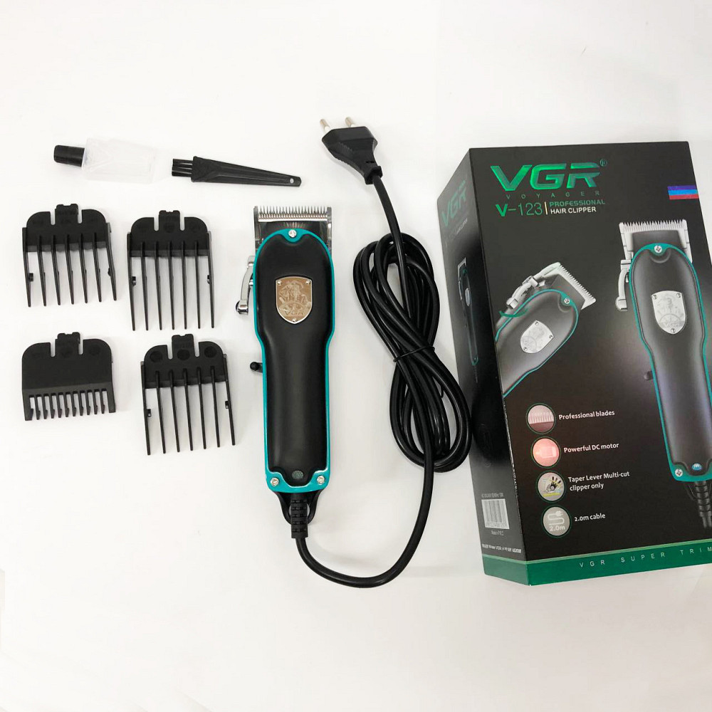 Набір для стрижки волосся на акумуляторі VGR V-123, Машинка для стрижки хороша Тример скронь UH-16 Івано-Франківськ - фото 4