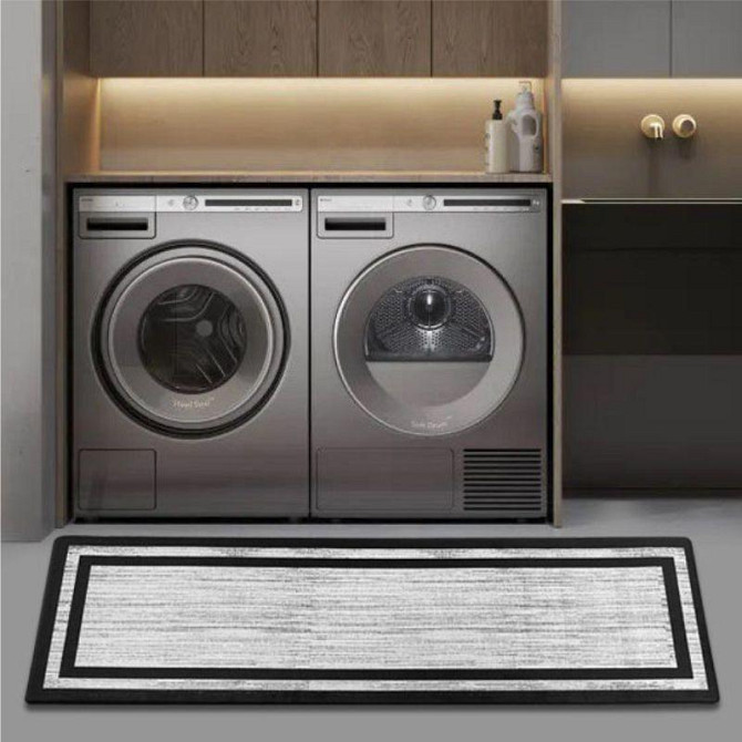 Набор коврики Lovely Svi 2 шт: 44 x74 x1см и 44 x150 x1см Черная окантовка - для кухни, офиса, дома, прихожей Киев - изображение 4