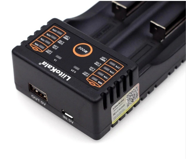Заряднoe устройство Liitokala Lii-202 на 2 слота (для Ni-MH, Ni-CD, Li-Ion, LiFePO4) Винница - изображение 9