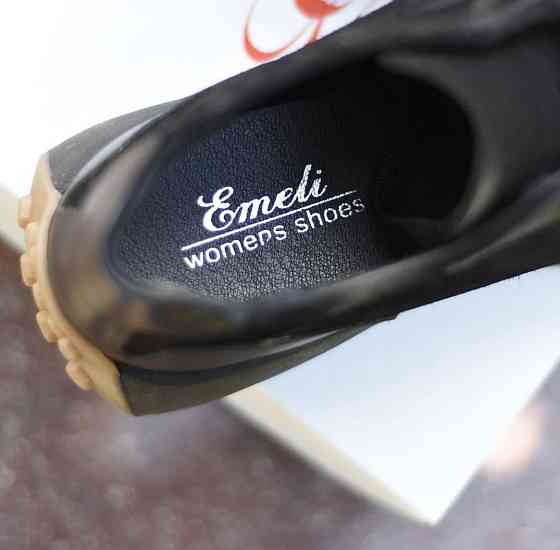 EMELI Кросівки жіночі EMELI 171/1 чорні (весна-осінь, шкіра+замша натуральна) (4779) Коломия