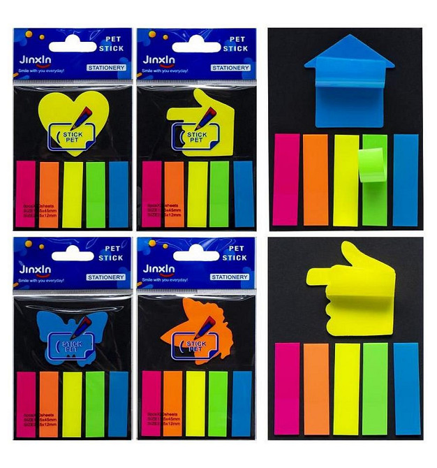 Закладка неонова "Stick Notes" COLOR-IT Р19-1 в асортименті Вінниця - фото 1