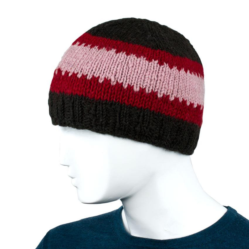 В'язана чоловіча шапка вовняна Київ - фото 1