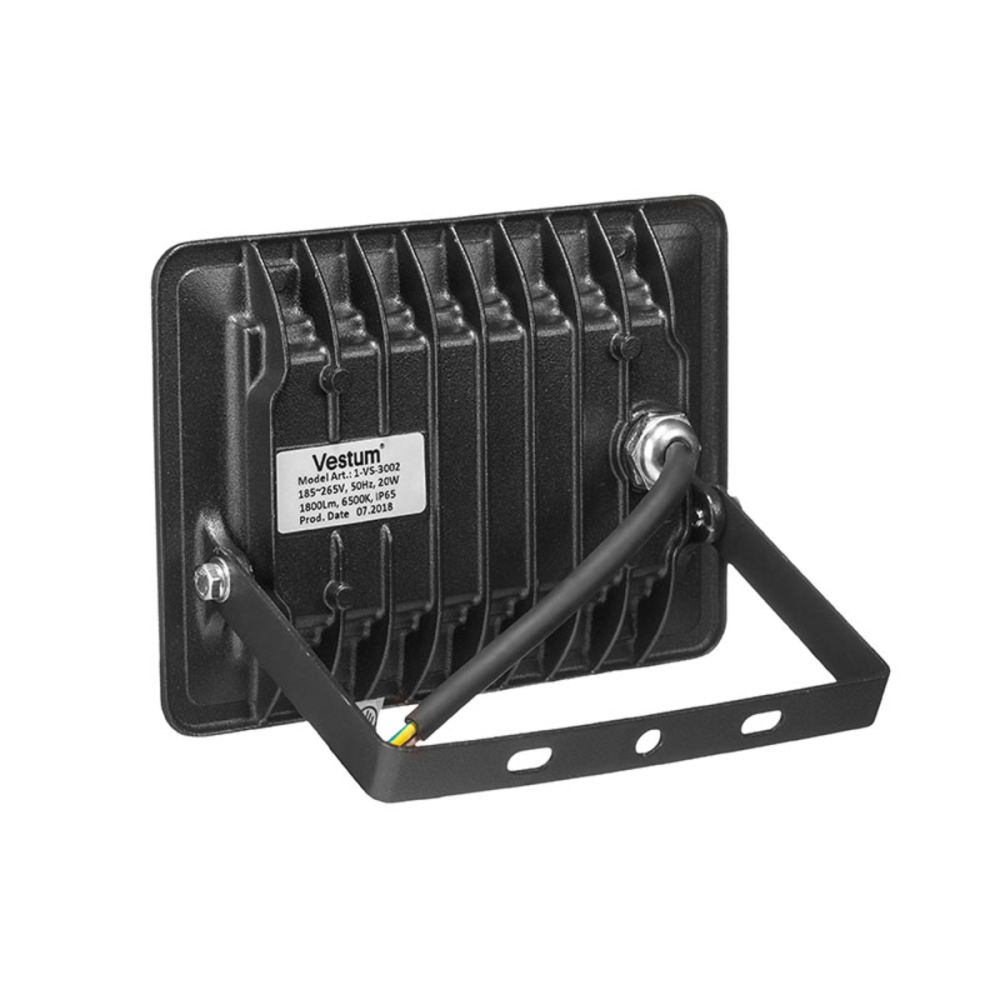 Світлодіодний прожектор 20W 6500K P65 Vestum Одесса - изображение 3