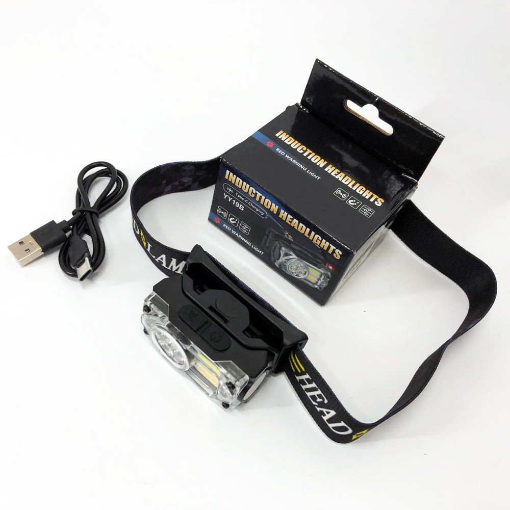 Led headlamp налобный фонарь YY-19B-3SMD+2COB(white+yellow+red), Фонарик налобник DW-44 Львов - изображение 10