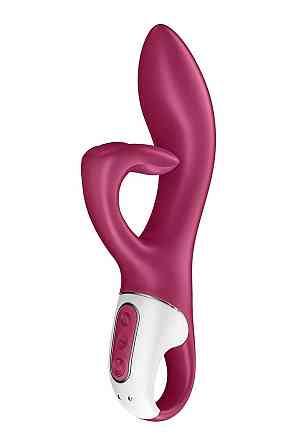 Вібратор-кролик із потрійним відростком Satisfyer Embrace me Berry, 2 мотори, діаметр 3,6 см Sex Aura Київ