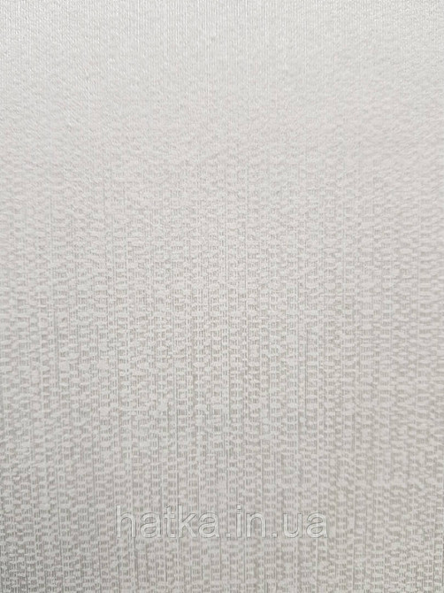 Текстильні шпалери на флізелін Da capo RaschTextil 085562 однотонні смужка молочна з білим сріблом Київ - фото 2