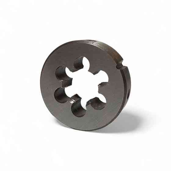 Плашка М8х1,25 права метрична Стандарт — інструмент для нарізування зовнішнього різьблення по металу Харків