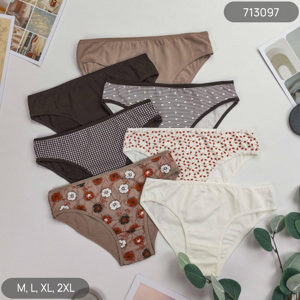 Труси жіночих Nicoleta Туреччина тижневі M, Lhe 7 шт. Київ - фото 2