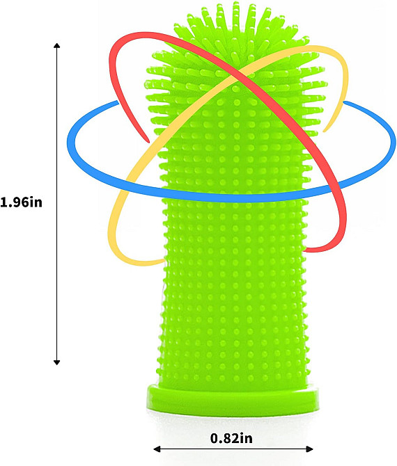 Набір зубних щіток для собак Aujzoo 4 шт Луцьк - фото 3