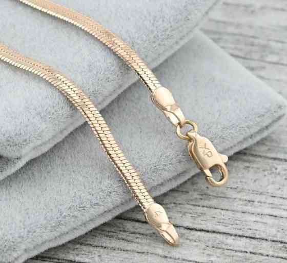 Цепочка Xuping 36759К, позолота 18К, размер 50*2,5см Киев