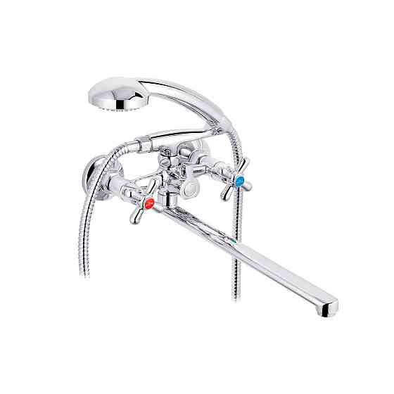 Змішувач для ванни Kroner KRP Royce - C070 з душовим гарнітуром, хром Київ