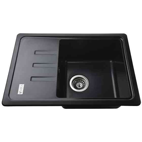 Гранітна мийка Mira MONTI чорний 620 х 435 мм Київ