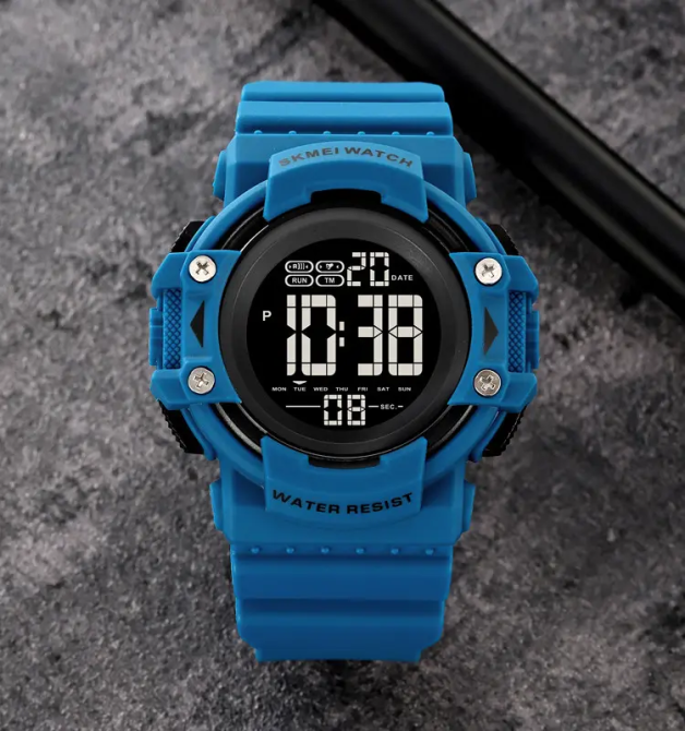 Часы мужские спортивные наручные Skmei 2195 (Синий) Винница - изображение 4