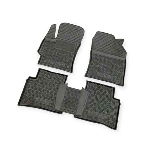 Килимки салону автомобіль Тойота Corolla (2019-) (Hybrid/ДВС) борт 2,5 см, з перемичкою Мукачево