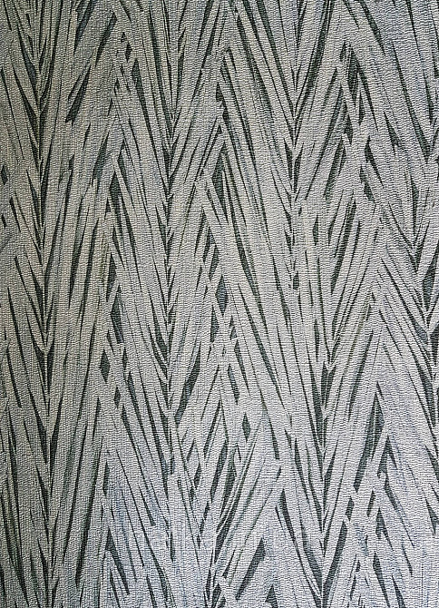 Шпалери вінілові на флізелін Rasch Composition 0,53х10 листя трава ялинка яскраво зелені, салатові чорні Київ - фото 3