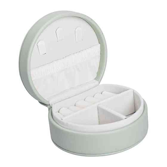 Шкатулка для прикрас з еко-шкіри 10×9 см Київ