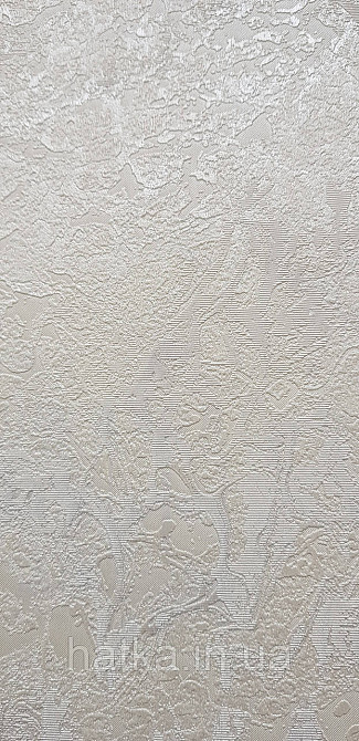 Шпалери вінілові на флізеліні AdaWall Roka 1.06х10 абстракція під камінь білі молочні срібло 3д 23101-1 Київ - фото 1