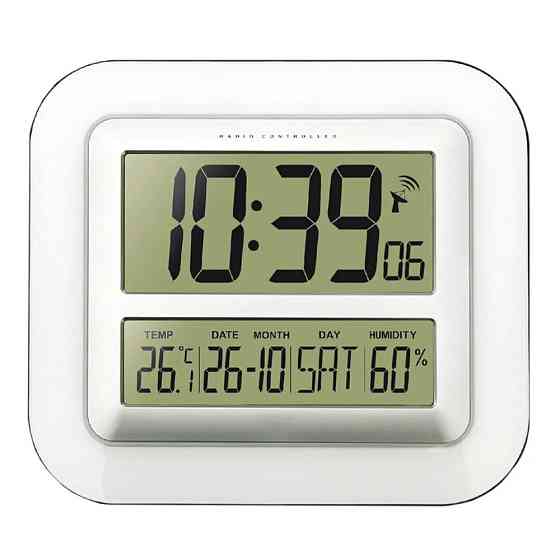 Часы настенные Technoline WS8006 Silver Киев