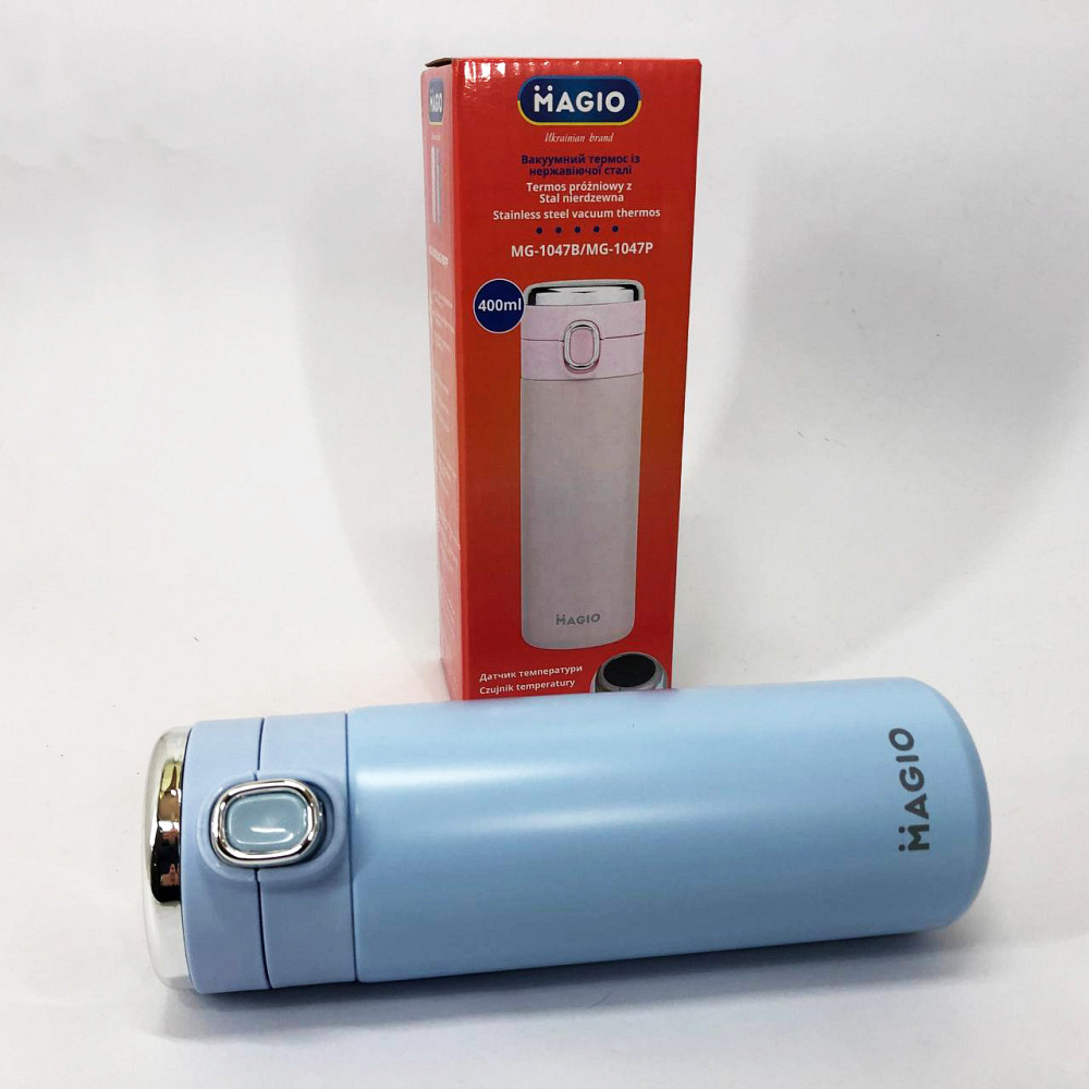 Термос для питної води туристичний MAGIO, Розумний термос з термометром і дисплеєм металевий IB-83 Львів - фото 6