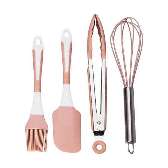 Силиконовый набор форм для выпечки с антипригарным покрытием с кухонными принадлежностями и прихваткой 11 шт HP34542 Киев