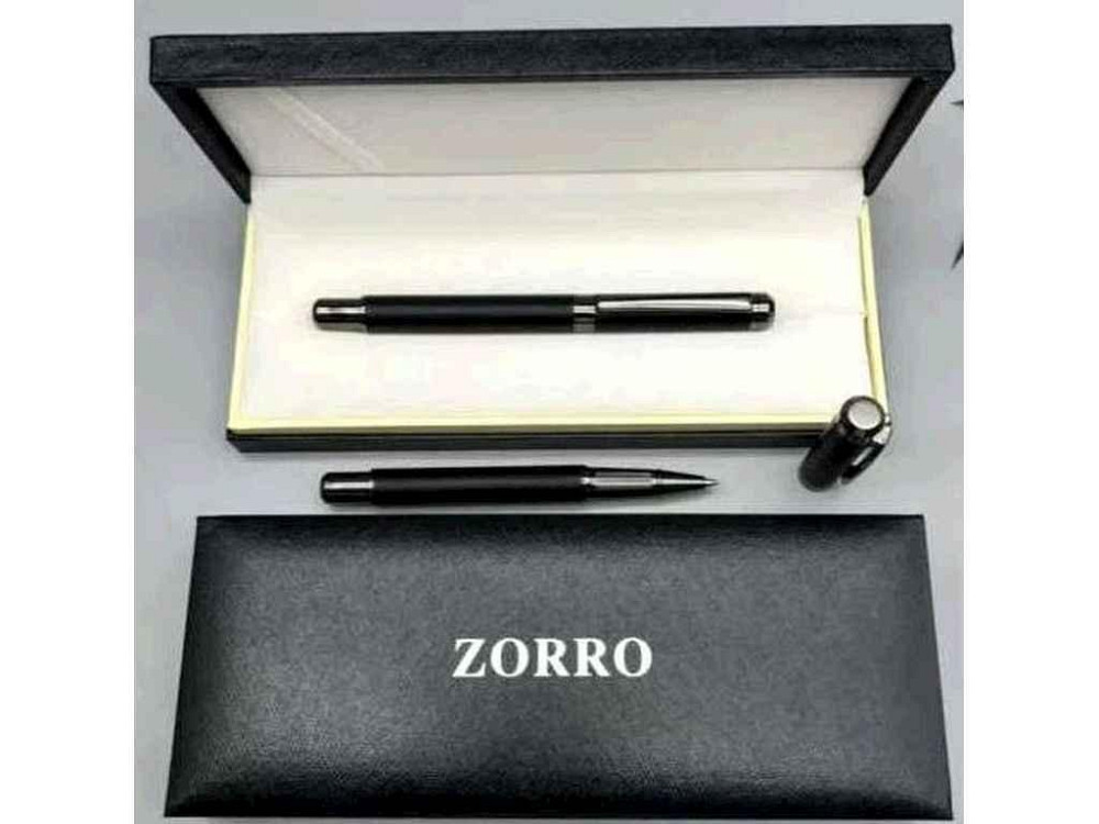 Ручка подарункова 008 Zorro чорна матова з гравіюванням ТМ SUNOPT Київ - фото 1