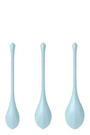 Набор вагинальных шариков Satisfyer Yoni Power 2, голубой Sex Aura Киев