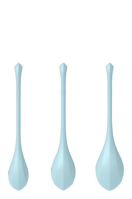 Набор вагинальных шариков Satisfyer Yoni Power 2, голубой Sex Aura Киев - изображение 4