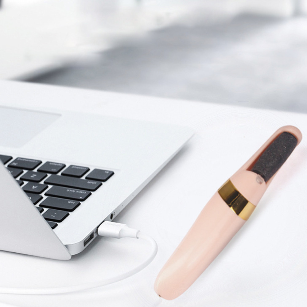 Аппарат для педикюра с 2 роликами Flawless Pedi, USB / Роликовая пилка для пяток / Электрическая пемза для ног Киев - изображение 6