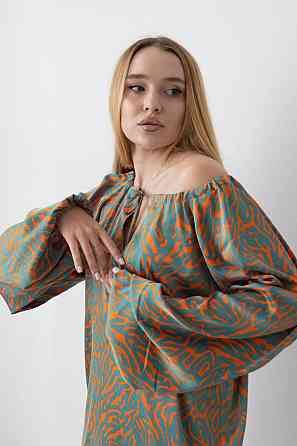 Женский шелковый костюм Оранжевый S Харьков