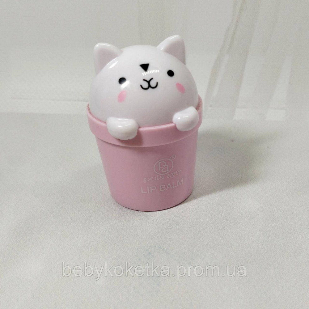 Дитячий бальзам для губ зволожувальний Magic Your Life Lip Balm Котик у ведерці Львів - фото 1