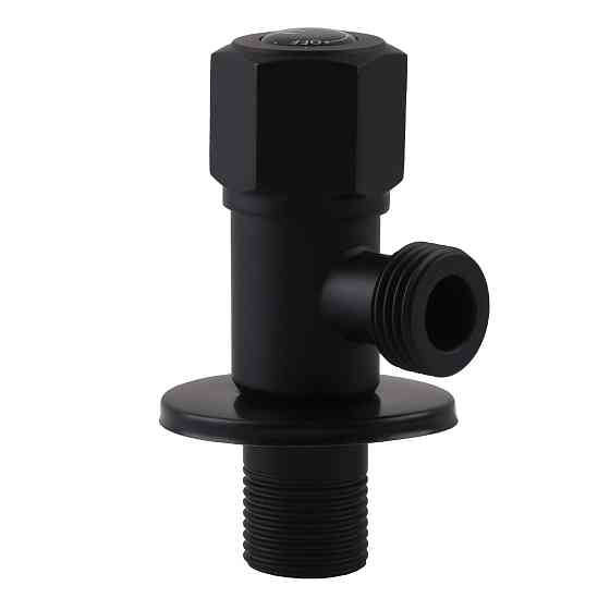 Кран кульовий кутовий Professional 1/2″X1/2″ NV-QP888 BLACK Луцк