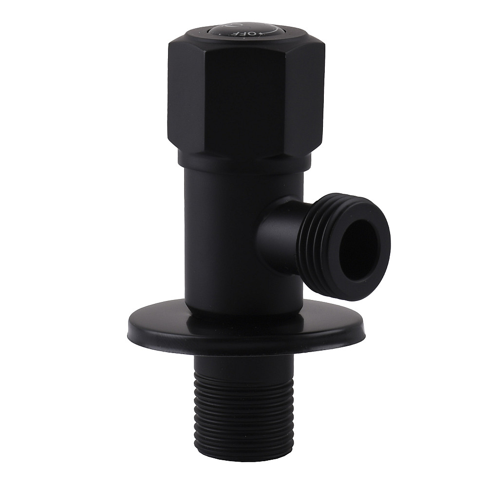 Кран кульовий кутовий Professional 1/2″X1/2″ NV-QP888 BLACK Луцк - изображение 1