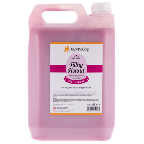 Шампунь Dezynadog Filthy Hound Deep Clean для глибокого очищення брудної шерсті дезодорує має стійкий аромат Пармської Фіалк Київ - фото 1