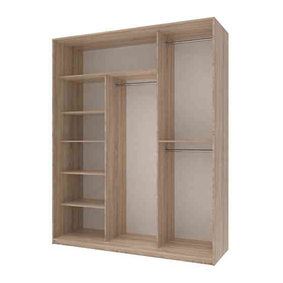 Шкаф-купе трехдверный Doros Сити Лайт 180х60х225 см Дуб сонома (DRS-011095) Днепр