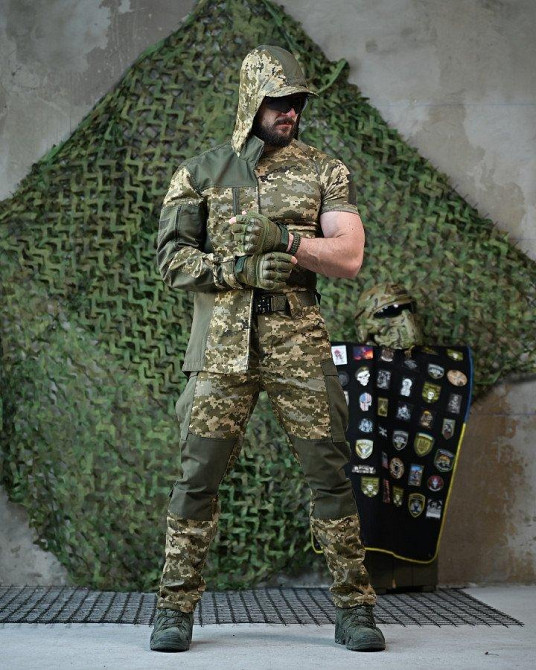 Літній тактичний костюм гірка піксель 8 в 1 ПП7568 Одеса - фото 3