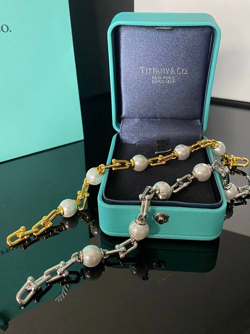 Браслет Тіффані в різних кольорах з перлами / гравірування Tiffany Одеса - фото 4