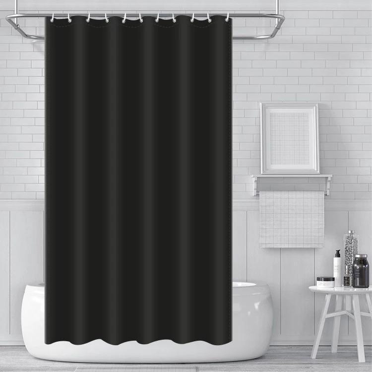 Шторка для душа и ванной комнаты Bathlux 180 x 180 см водонепроницаемая люкс качество, Черная Каменец-Подольский - изображение 6