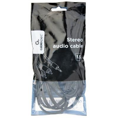 Кабель мультимедийный 3.5 Jack to 2RCA 1.5m Cablexpert (CCA-352-1.5M) Винница - изображение 3