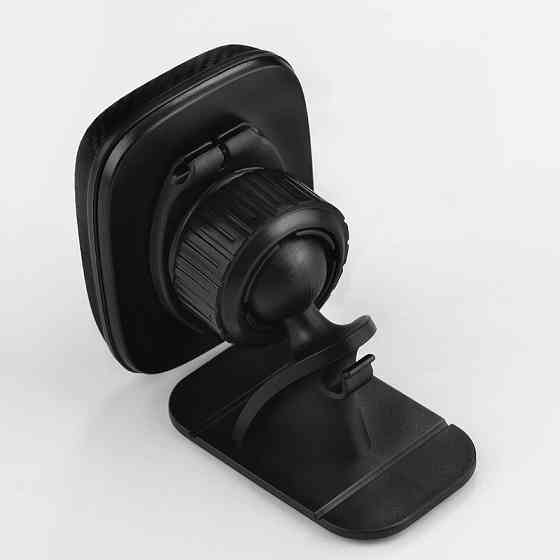 Автотримач для телефона HOCO CA24 Lotto series magnetic automotive center adsorbed holder Black Киев