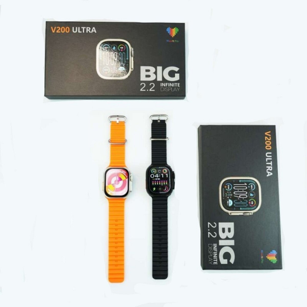 Смарт-годинник BIG V200 Ultra IP65 Black (V200UBlack) Киев - изображение 3