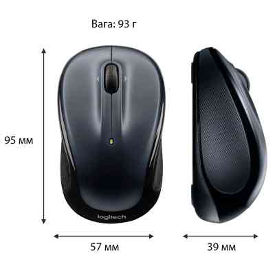 Мышка Logitech M325s Wireless Dark Silver (910-006812) Винница