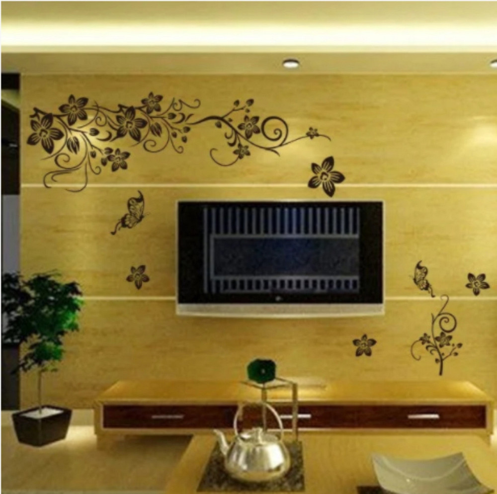 Наклейка декоративна Квіти Київ - фото 1