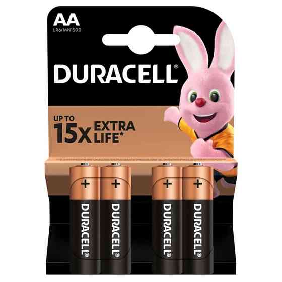 Батарейка Duracell Basic LR6/AA (4шт) Київ
