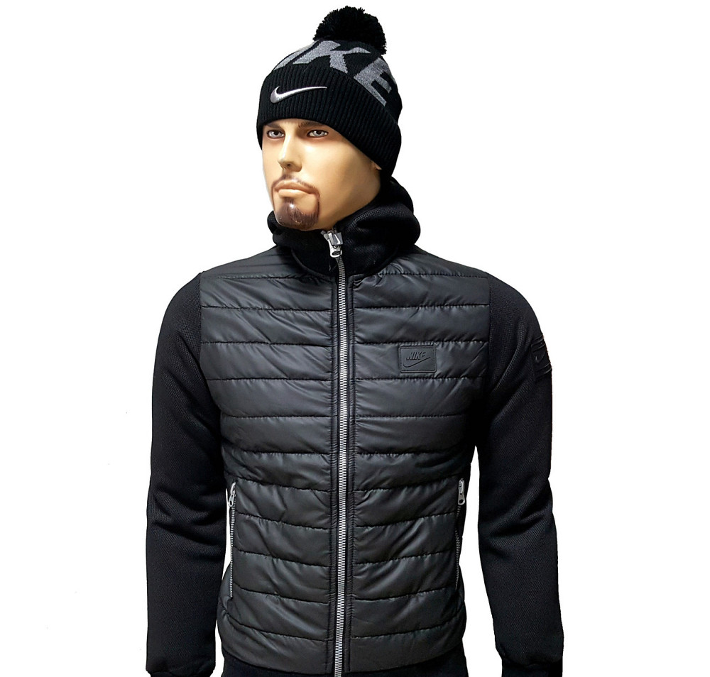 Чоловіча трикотажна кофта Nike tech fleece на хутрі,оригінал Київ - фото 1