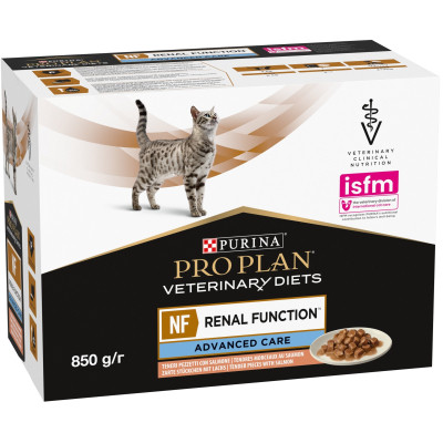 Влажный корм для кошек Purina Pro Plan Veterinary Diets NF Renal Function Advanced Care При патологии почек С лососем 10 x 85 г (7613287873699) Винница - изображение 9
