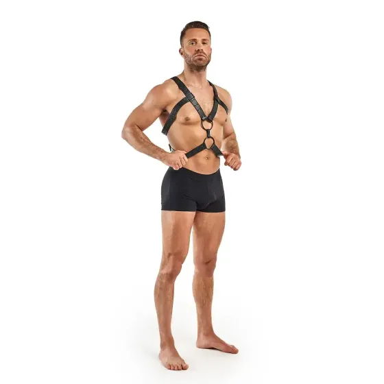 Портупея Bedroom Fantasies Rocco Masculine Masterpiece - Black Львів