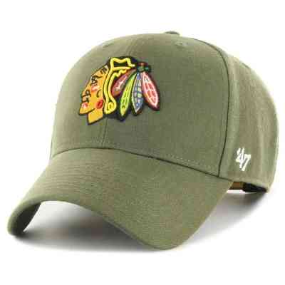 Кепка 47 Brand MVP Chicago Blackhawks MVPSP04WBP-SWB Зелена (195000726910) Вінниця